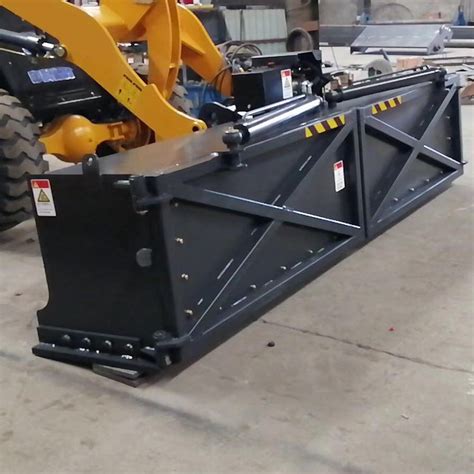 manure pusher for skid steer|skid steer manure attachment.